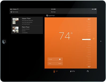 ipad device interface